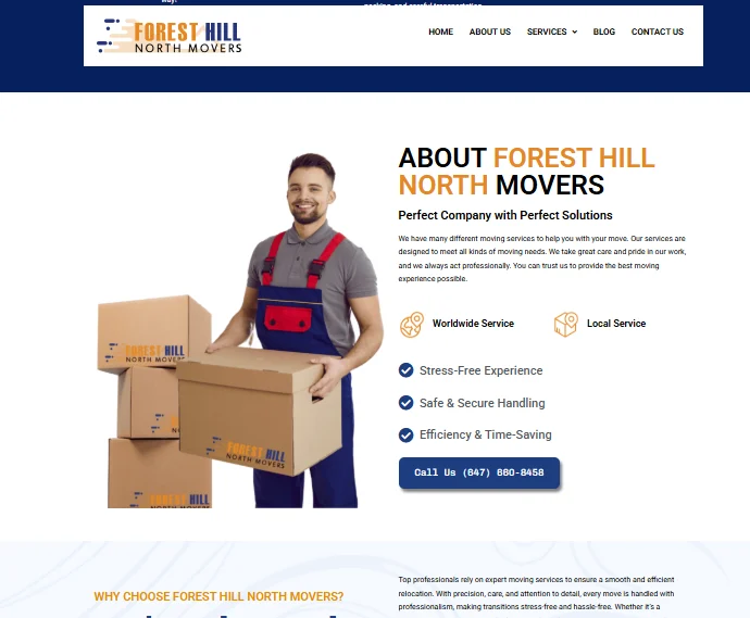 Redesigned Forest Hill North Movers page